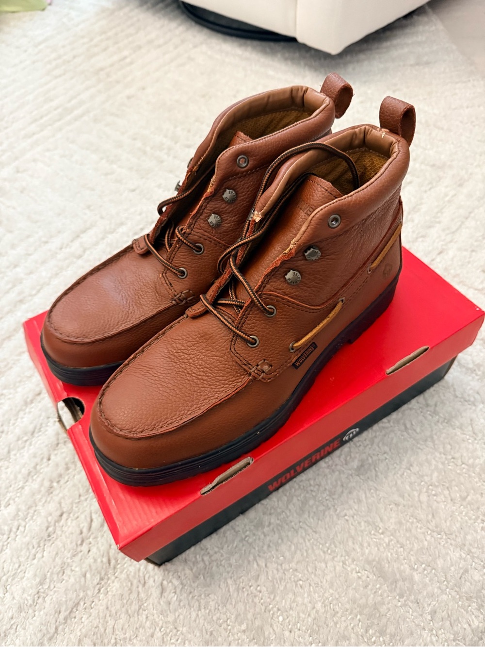 Men’s Wolverine Moc Steel Toe Chukka Boots - Size 11 - Picture 2 of 5